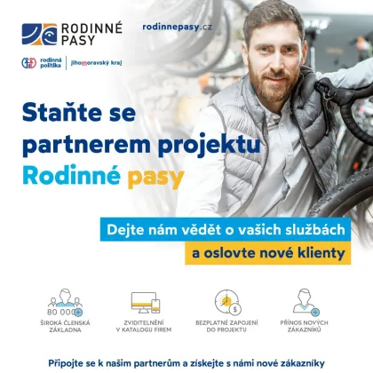 Staňte se partnerem Rodinných pasů a získejte nové zákazníky!